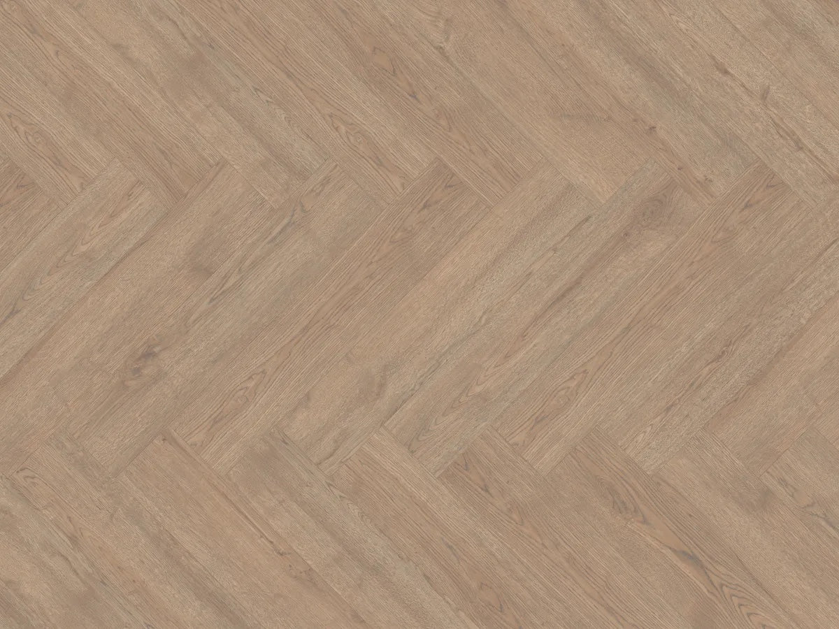 Egger NatureSense Herringbone AC4/32 8 mm Herringbone Roble Turin EL2190 - vista del suelo