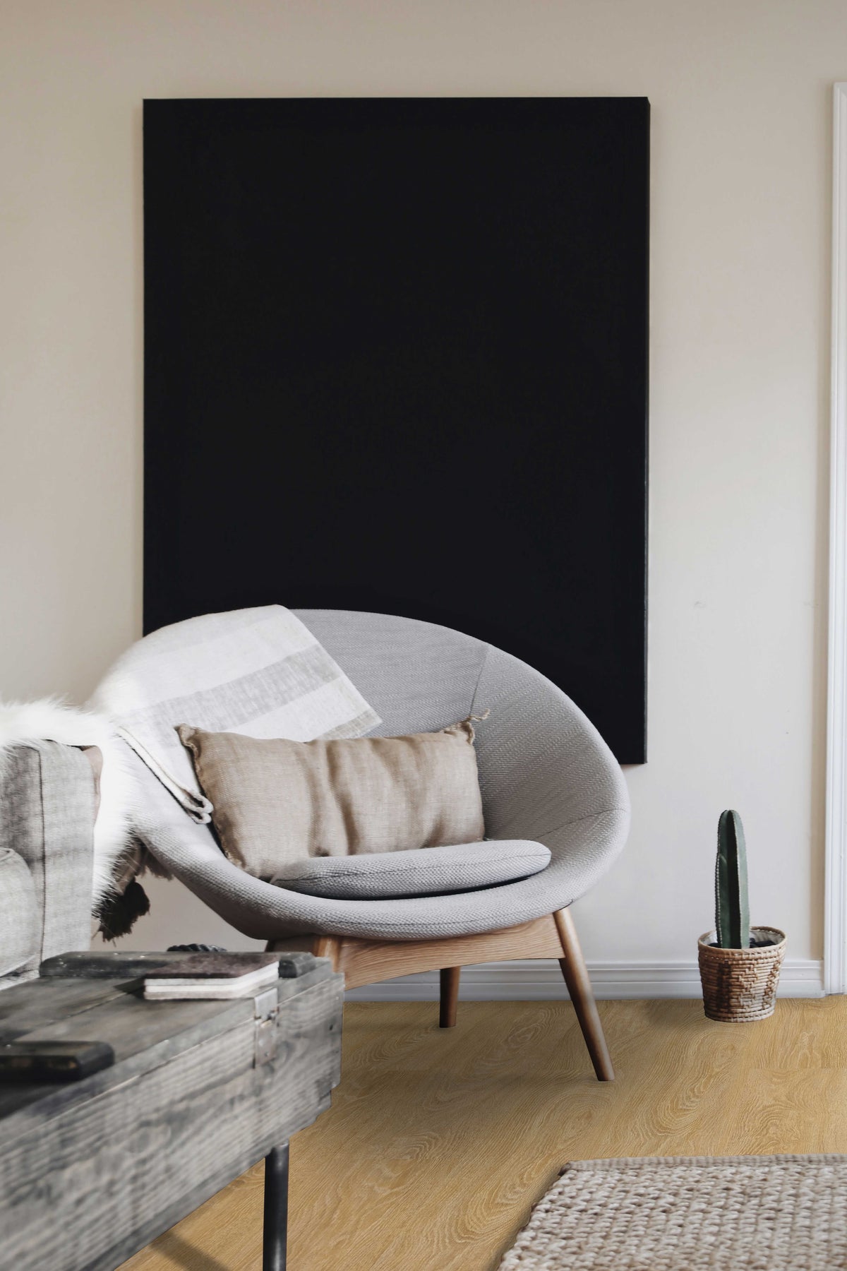 Suelo SPC Galaxy Basic N French 183x1220 mm — ambiente