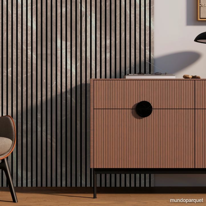 Marmol Atenea Refined Revestimiento de Pared de PVC Alistonado