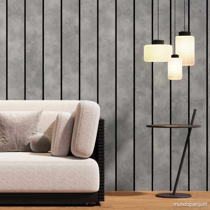 Cemento Lava Radiant Revestimiento de Pared de PVC Liso