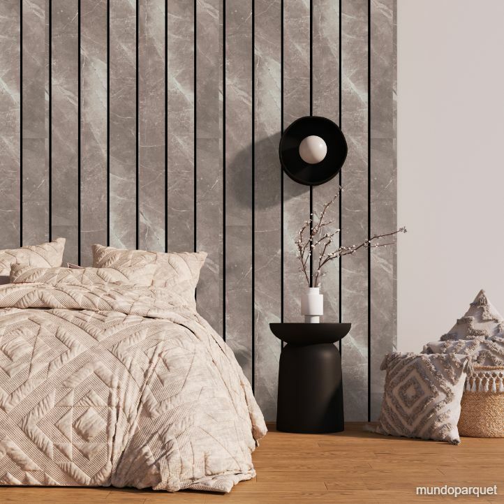 Marmol Atenea Refined Revestimiento de Pared de PVC Liso
