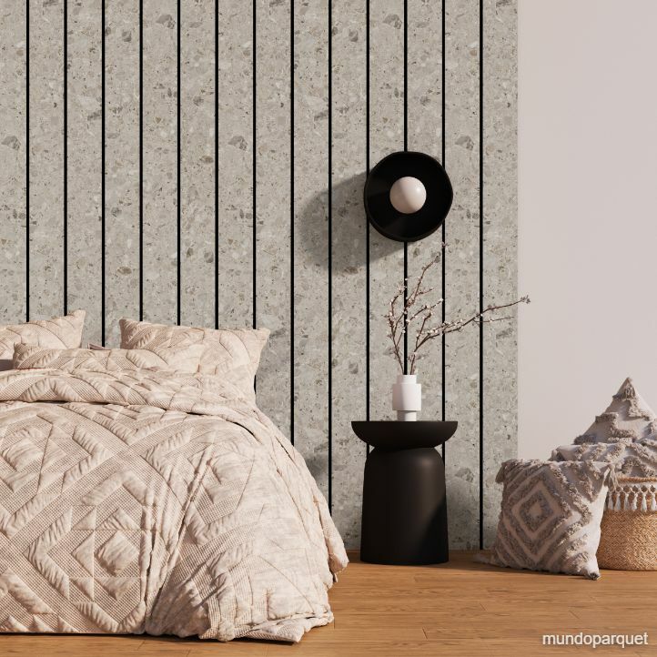 Pietra Iseo Contemporary Revestimiento de Pared de PVC Liso