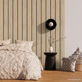 Roble Vivid Aurora Revestimiento de Pared de PVC Liso