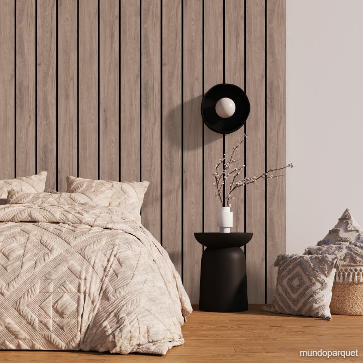 Roble Colorado Bright Revestimiento de Pared de PVC Liso