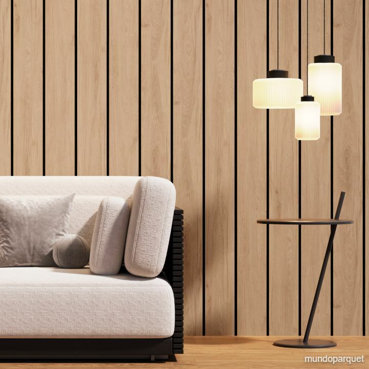 Roble Denver Serene Revestimiento de Pared de PVC Liso