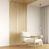 Roble Vivid Aurora Revestimiento de Pared de PVC Alistonado