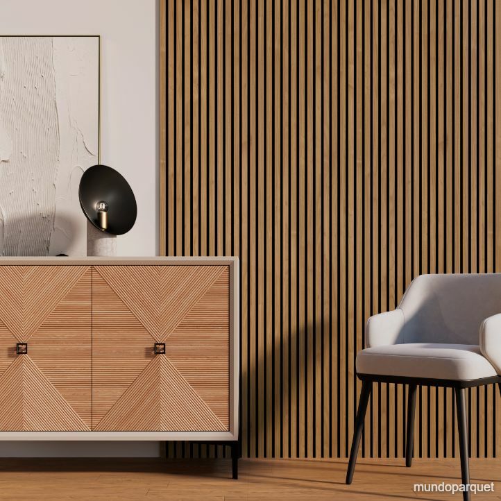 Nogal Slow Timeless Revestimiento de Pared de PVC Alistonado