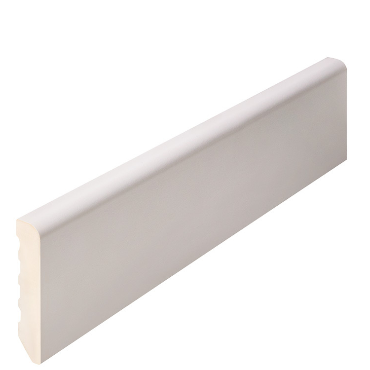 Rodapié PVC Melamina Blanca de 50x10