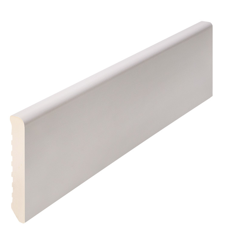 Rodapié PVC Lacado Blanco de 90x10