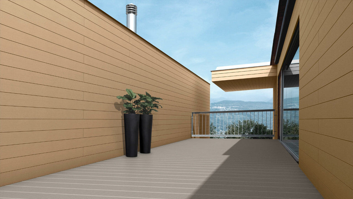 CDECK Exterior Carbono-Cork Lama Alveolar Beige Haya