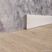 Rodapié PVC Blanco de 70x15 mm