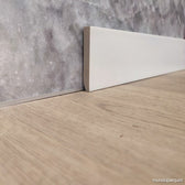 Rodapié PVC Blanco de 90x15 mm