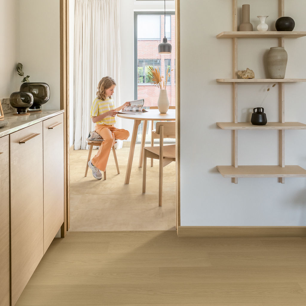 Quick-Step Capture AC4 9 mm Roble Beige Barnizado SIG4750 - ambiente