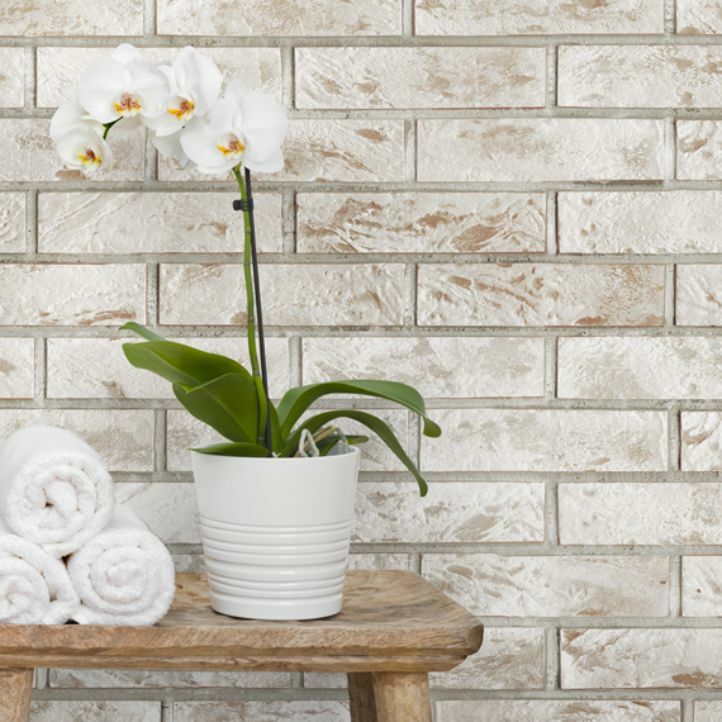 Revestimiento de Pared de PVC Rusty Brick 265 x 25 cm