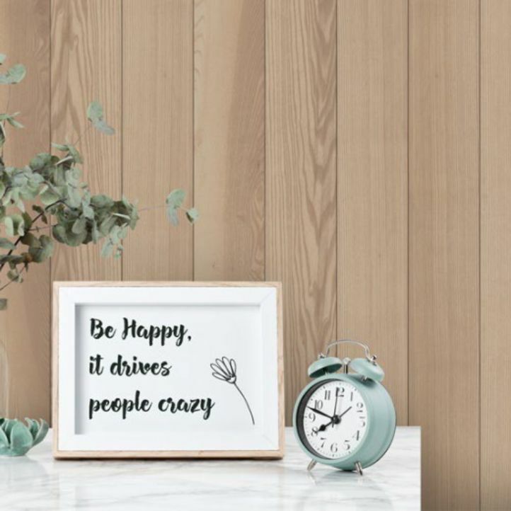 Revestimiento de Pared de PVC Toffy Wood 265 x 25 cm