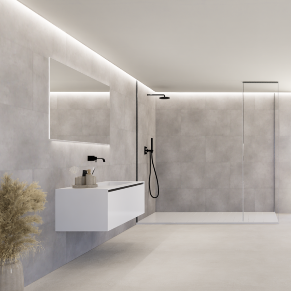 Revestimiento de Pared SPC Tauro Walls Cemento Atenas