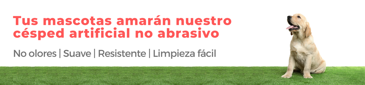Cesped artificial para mascotas