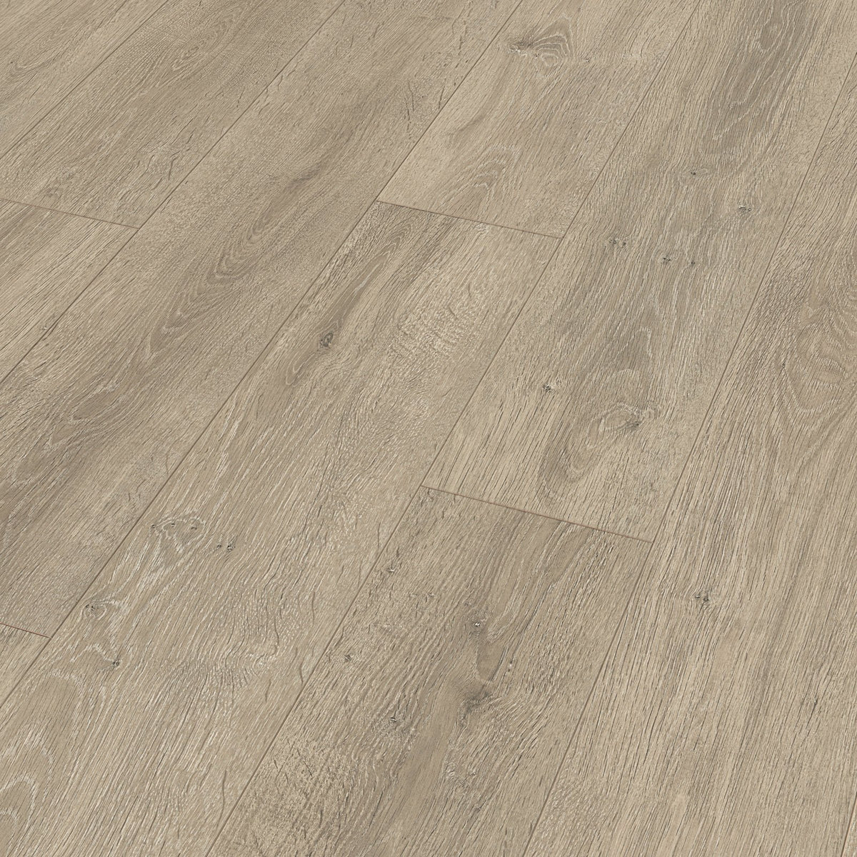 Lamas del laminado MeisterDesign LD 150 Roble Habanera colocadas, vistas en perspectiva