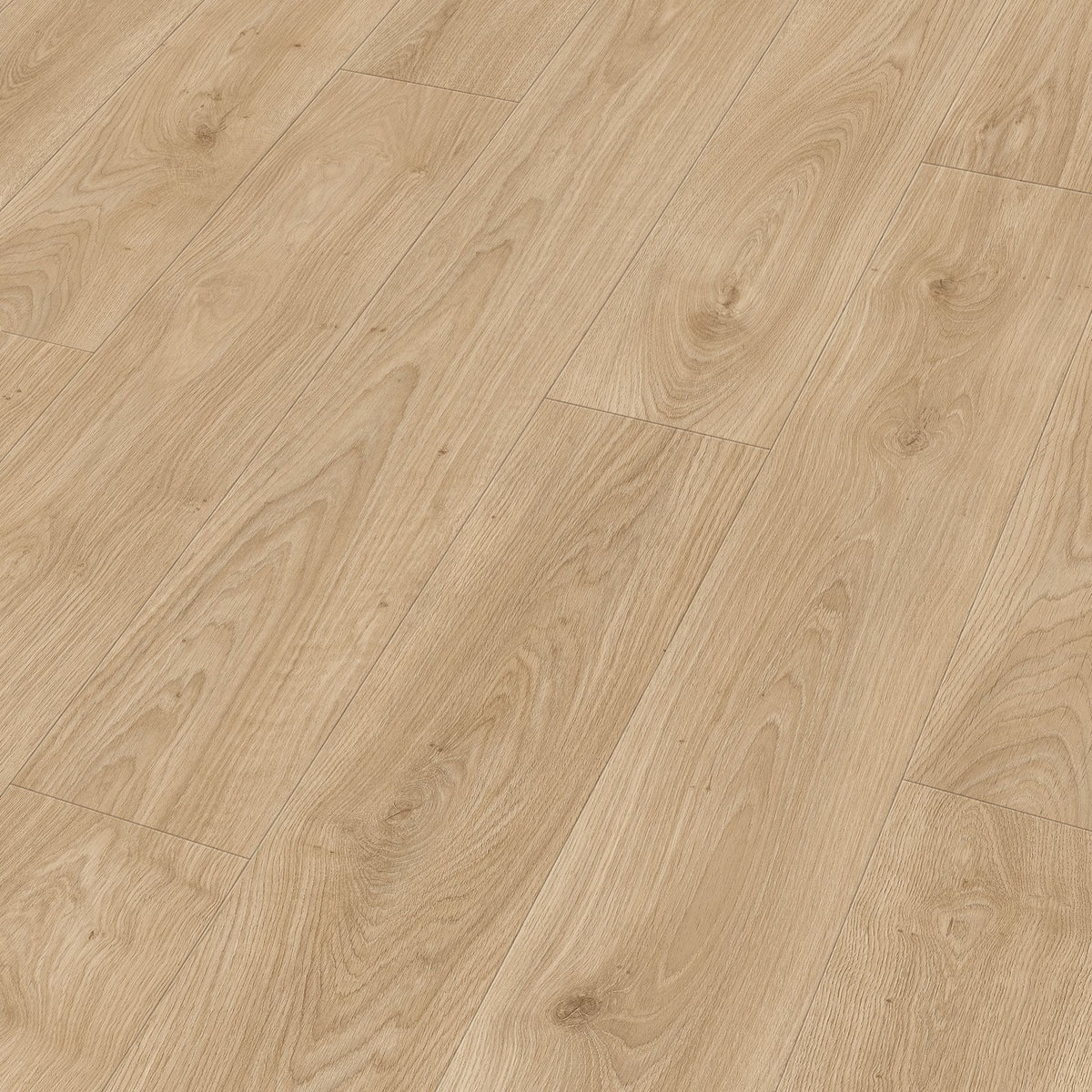 Lamas del laminado MeisterDesign LD 150 Roble Relax Puro colocadas, vistas en perspectiva