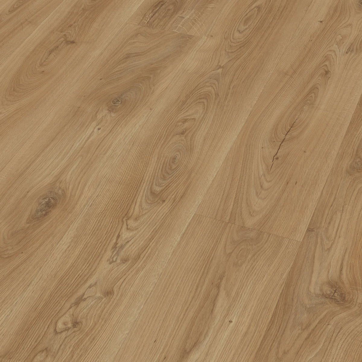 Lamas del laminado MeisterDesign LL 250 Roble Castillo Natural colocadas, vistas en perspectiva