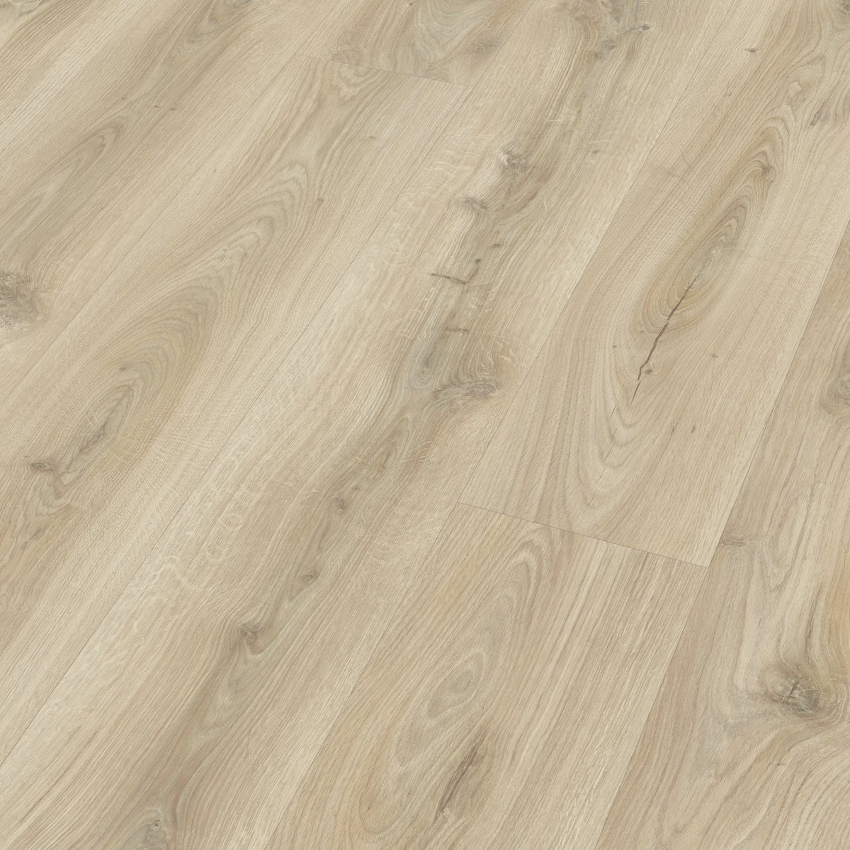 Lamas del laminado MeisterDesign LL 250 Roble Castillo Puro colocadas, vistas en perspectiva