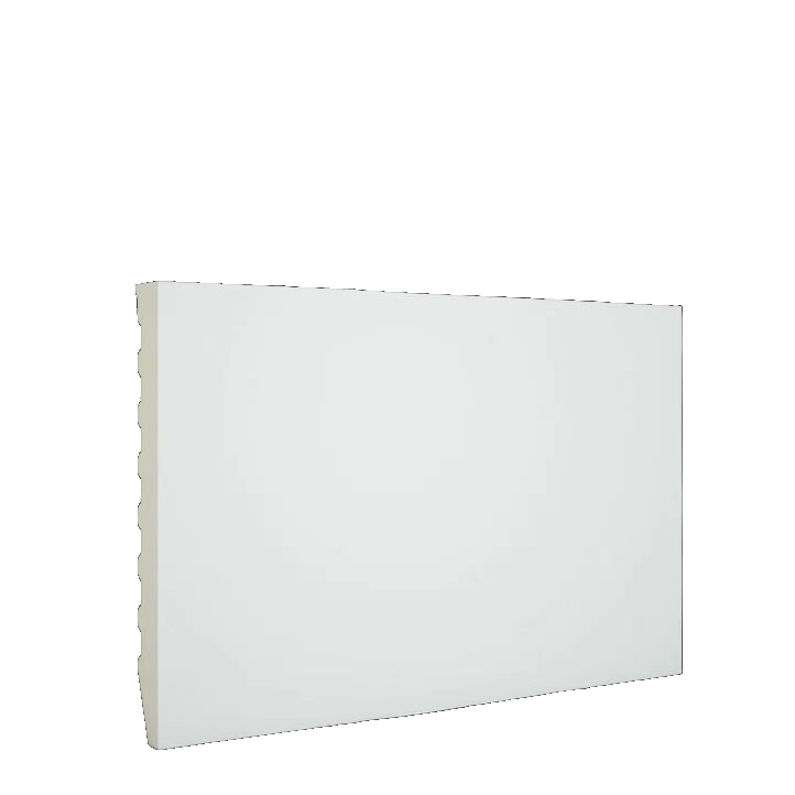 Rodapié PVC Lacado en Blanco de 80x10
