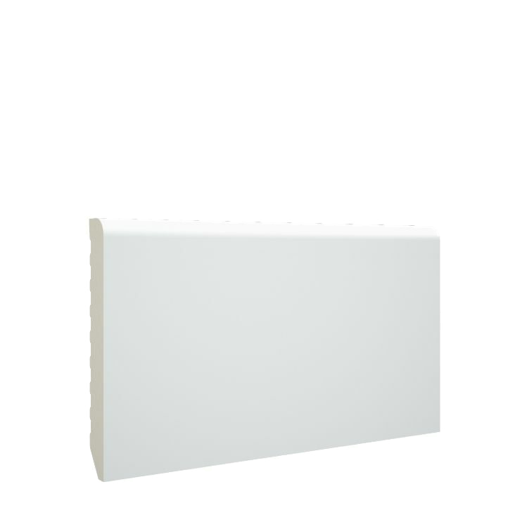 Rodapié PVC Blanco Melamina de 70x10