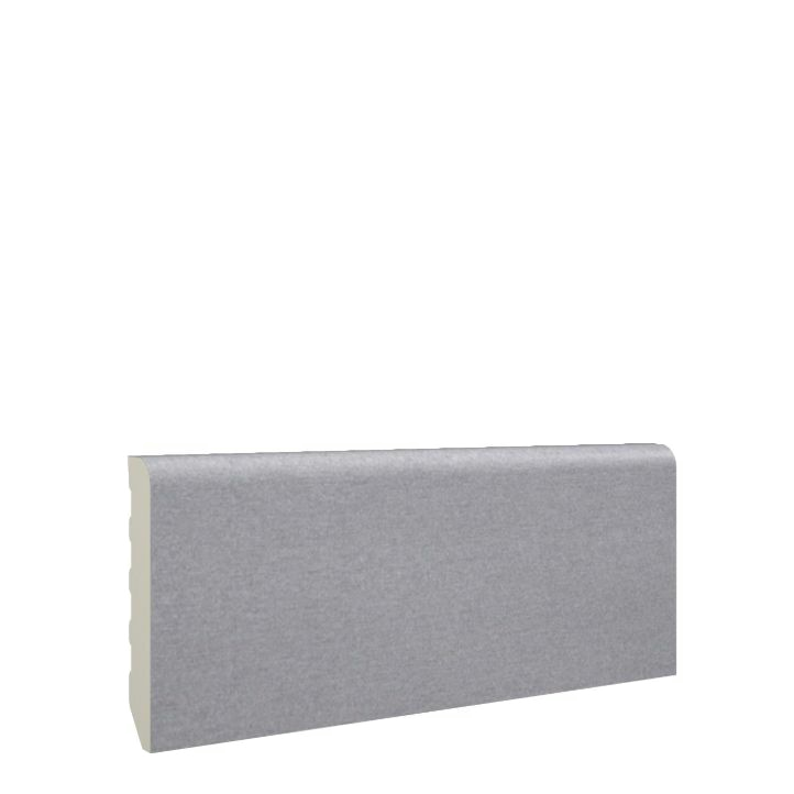 Rodapié PVC Aluminio Melamina de 50x10