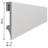 Rodapié Espumo 100% Hidrófugo Light Grey ESP202 80x16