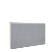 Rodapié PVC Aluminio Melamina 70x10