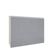 Rodapié PVC Aluminio Melamina 85x13