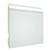 Rodapié PVC Lacado Blanco de 120x13 mm Moldurado M2