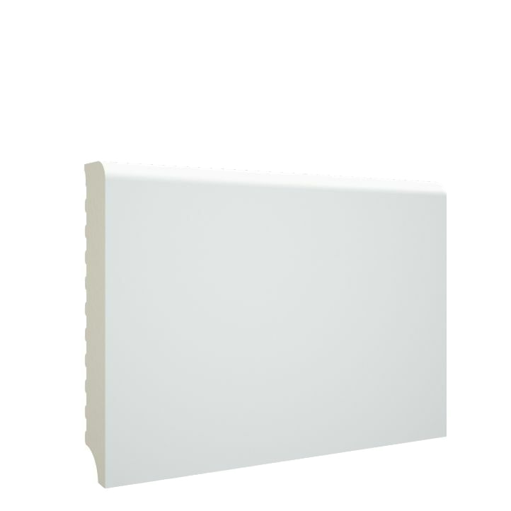 Rodapié PVC Lacado Blanco de 85x13