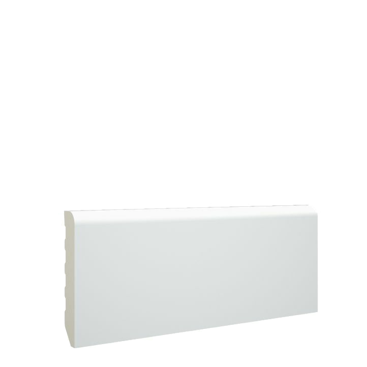 Rodapié PVC Melamina Blanca de 50x10