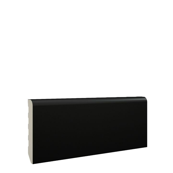 Rodapié PVC Negro de 50 x 10 mm