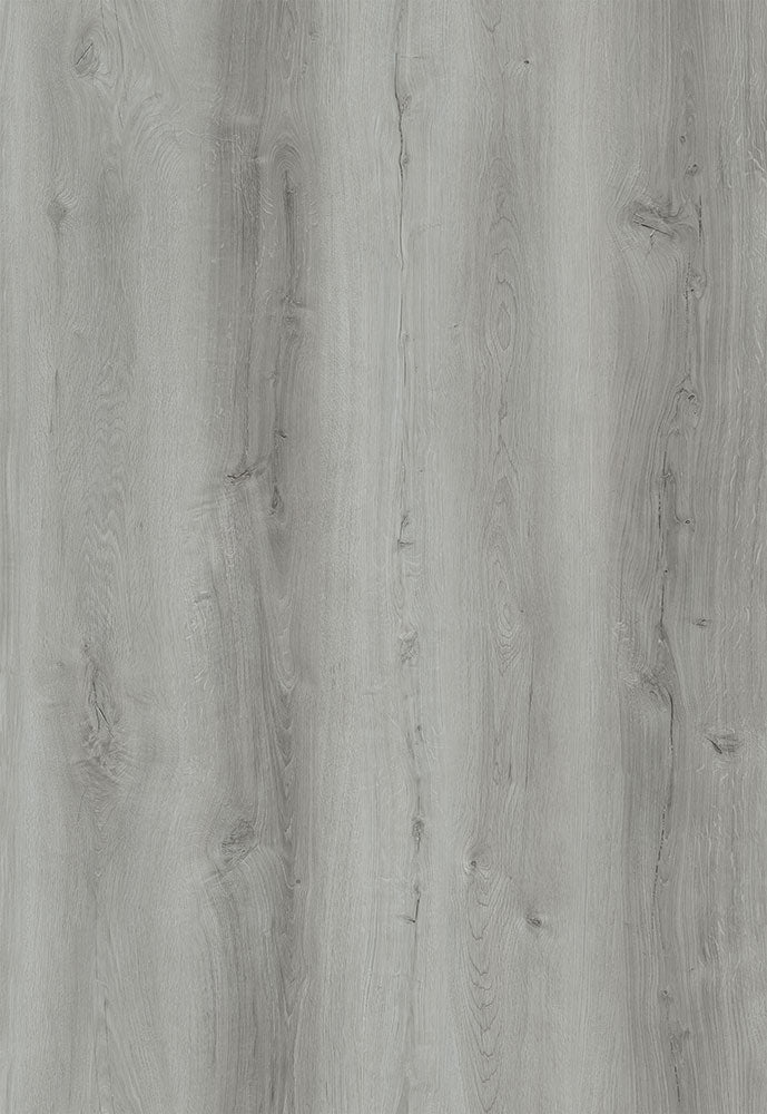 Detalle del diseño Arancio Light Grey de Materia (suelo SPC)
