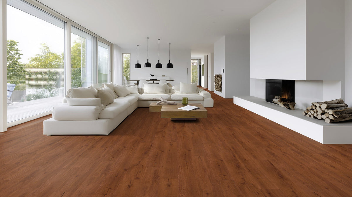Suelo de Corcho Wicanders Wood Natural XL Sedona Rustic Oak 10 mm 4V 80004808 — ambiente