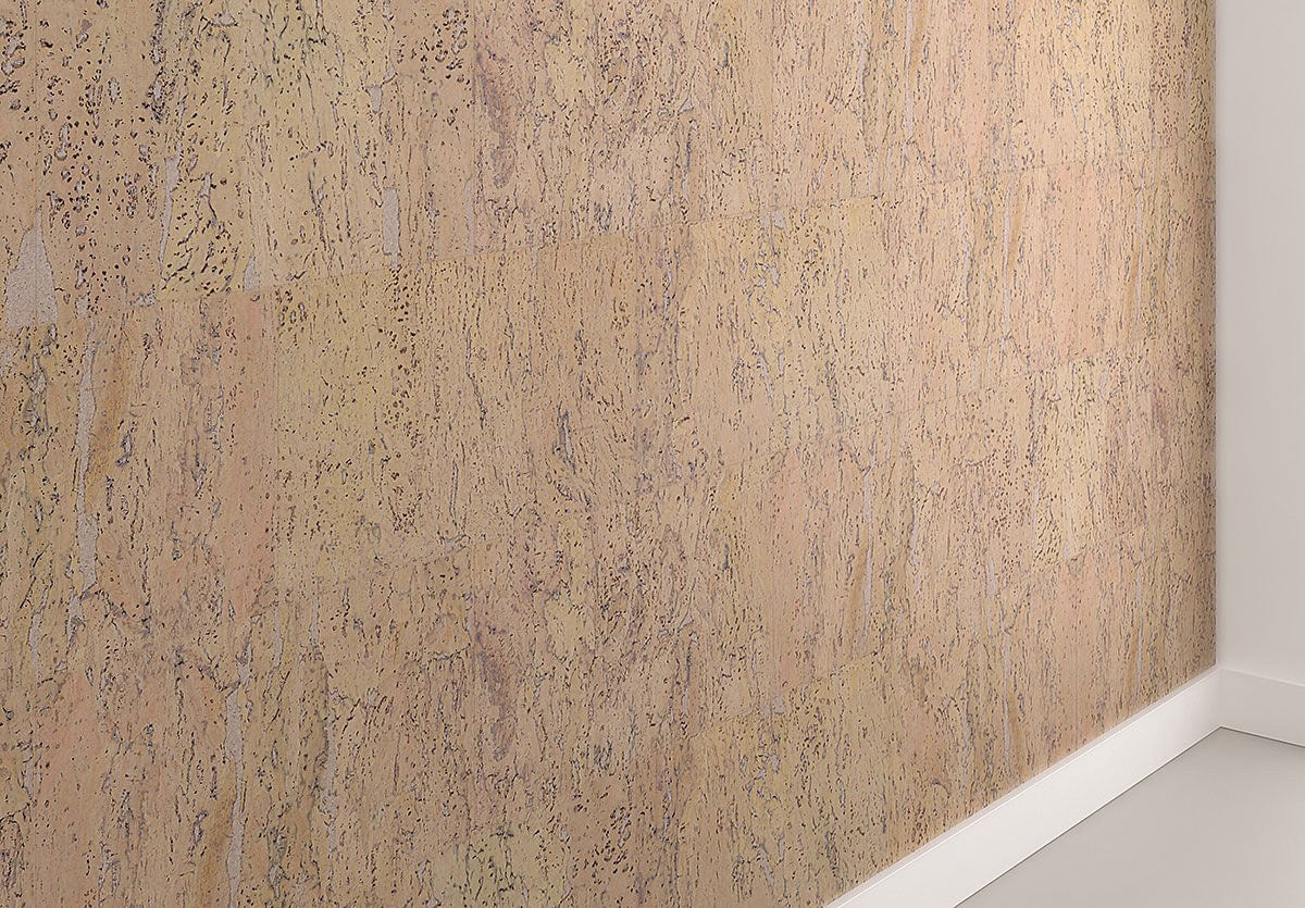 Revestimiento de Pared de Corcho WISE Dekwall Stone Art Oyster TA22001 Acabado en Barniz — perspectiva