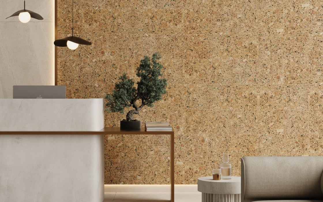 Revestimiento de Pared de Corcho Wicanders Burel Cork Wall Forest 81000356 — ambiente 1